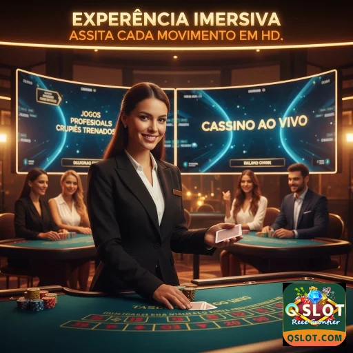 Interface do app móvel da qslot em dispositivos Android e iOS